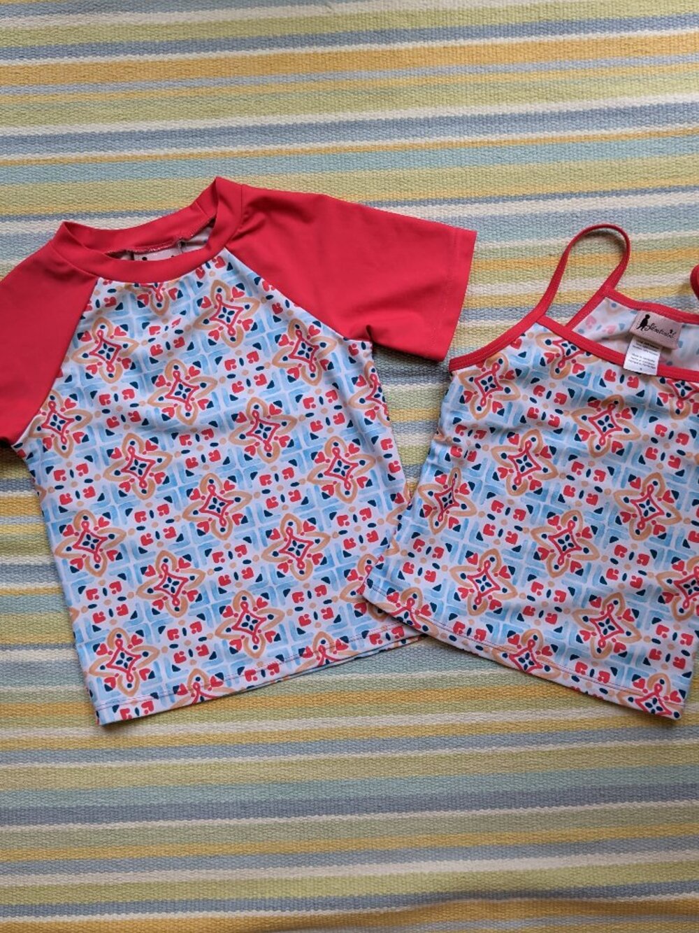 ⭐ Floatimini rashguard & tankini set size 5